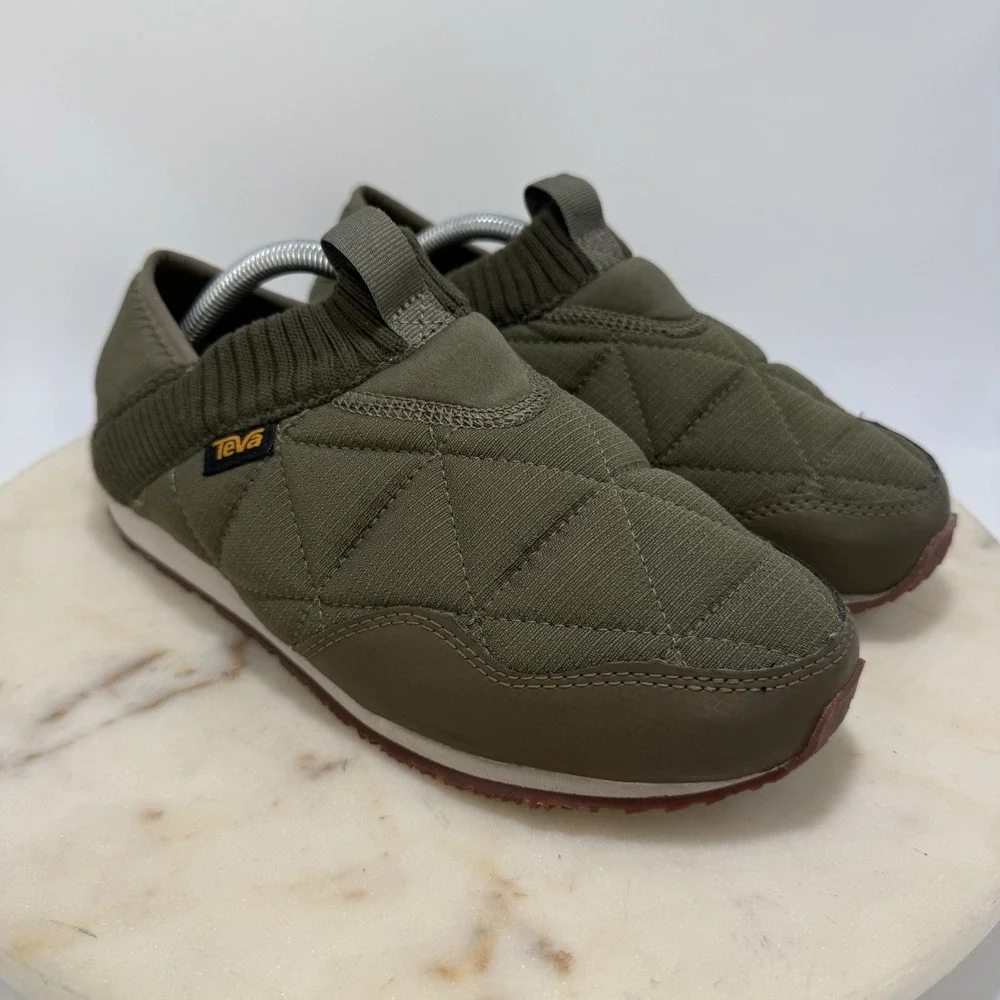 Teva Men's ReEmber Ember Moc Dark Olive Slip On Shoes 1125472 Size US 6